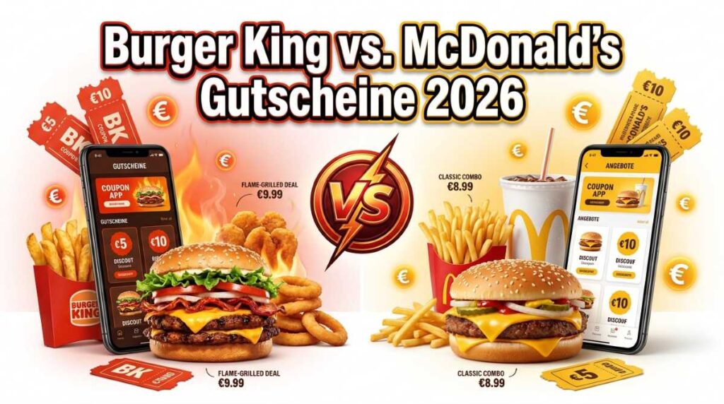 Burger King Gutscheine vs McDonald Gutscheine 2026